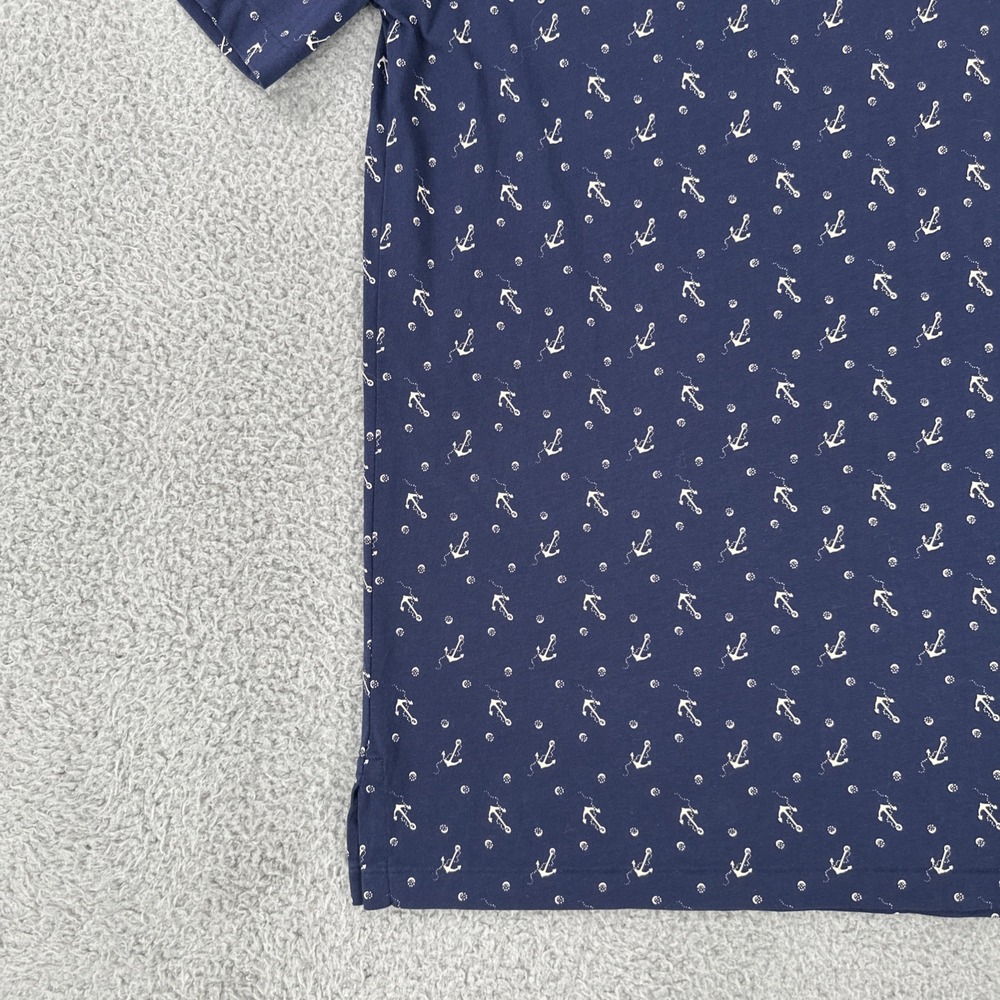 Polo Ralph Lauren Polo Men Medium Blue Anchors Nautical Embroidered‎ R67 - Picture 10 of 16